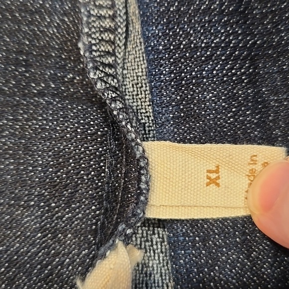 SOFT SURROUNDINGS SUPER STRETCH STRAIGHT ANKLE PULL ON DENIM JEANS. SIZE XL - Picture 4 of 9